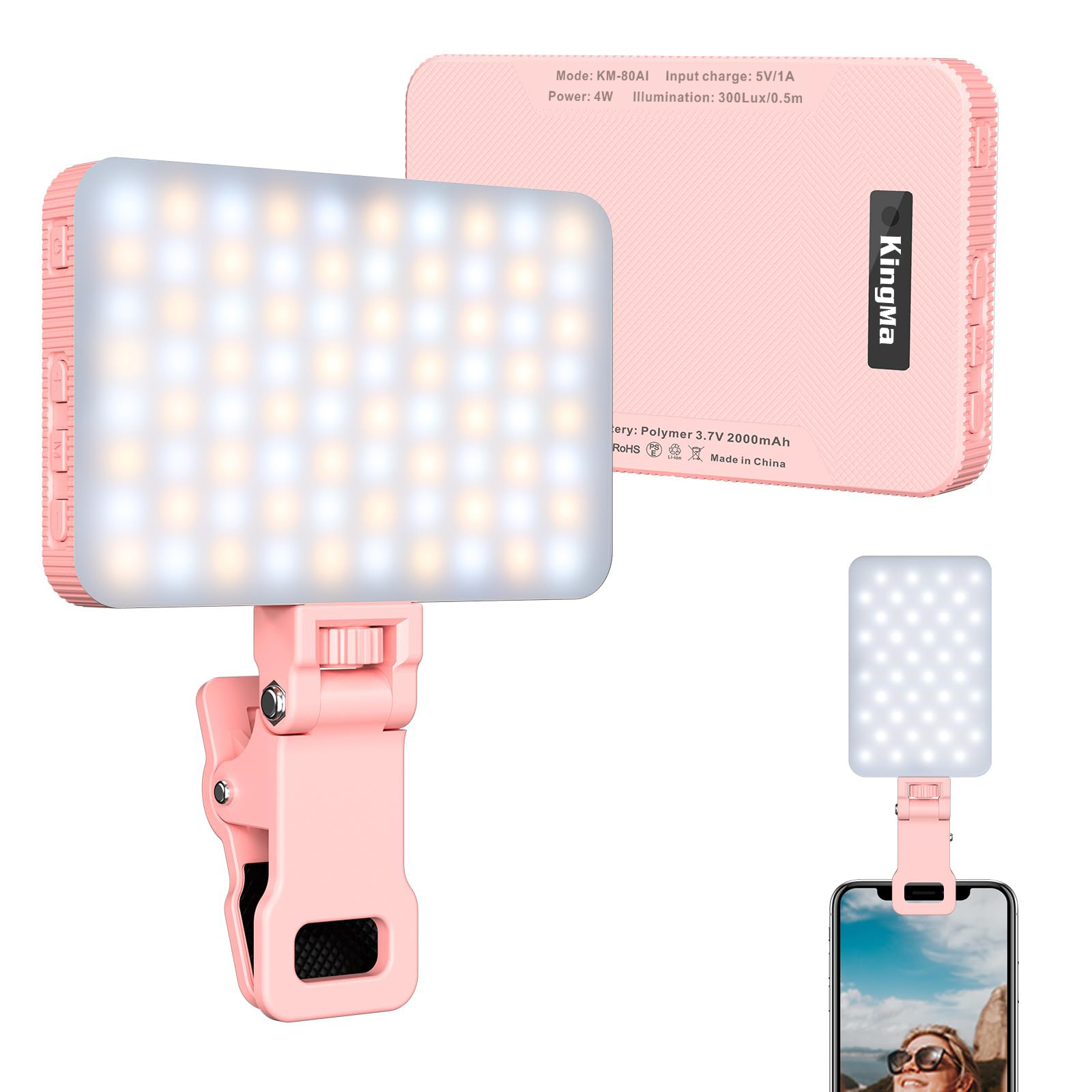 Photography Lighting Handheld - كينج ما وردي قابل لإعادة الشحن