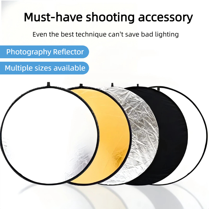 Photography Lighting Kit Portable - لوحة إضاءة محمولة قابلة للطي ثنائية