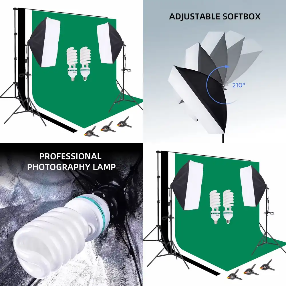 Photography Lighting Kit Portable - معدات استوديو التصوير الفوتوغرافي: حامل خلفية