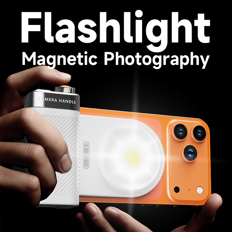 Photography Lighting Brands - مقبض فلاش مغناطيسي للتصوير بالهاتف المحمول،