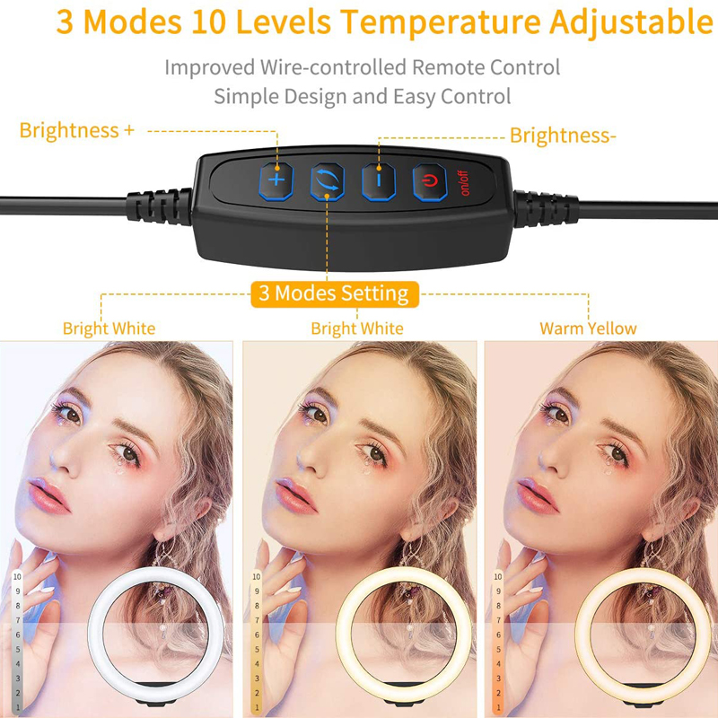 إضاءة حلقية للسيلفي بحجم 16/26 - مراجعة Photography Lighting Description وسعره
