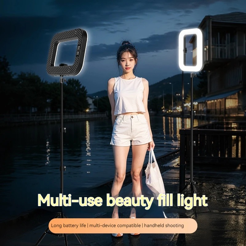ضوء حلقي محمول RGB للتصوير الف - مراجعة Photography Lighting Handheld وسعره