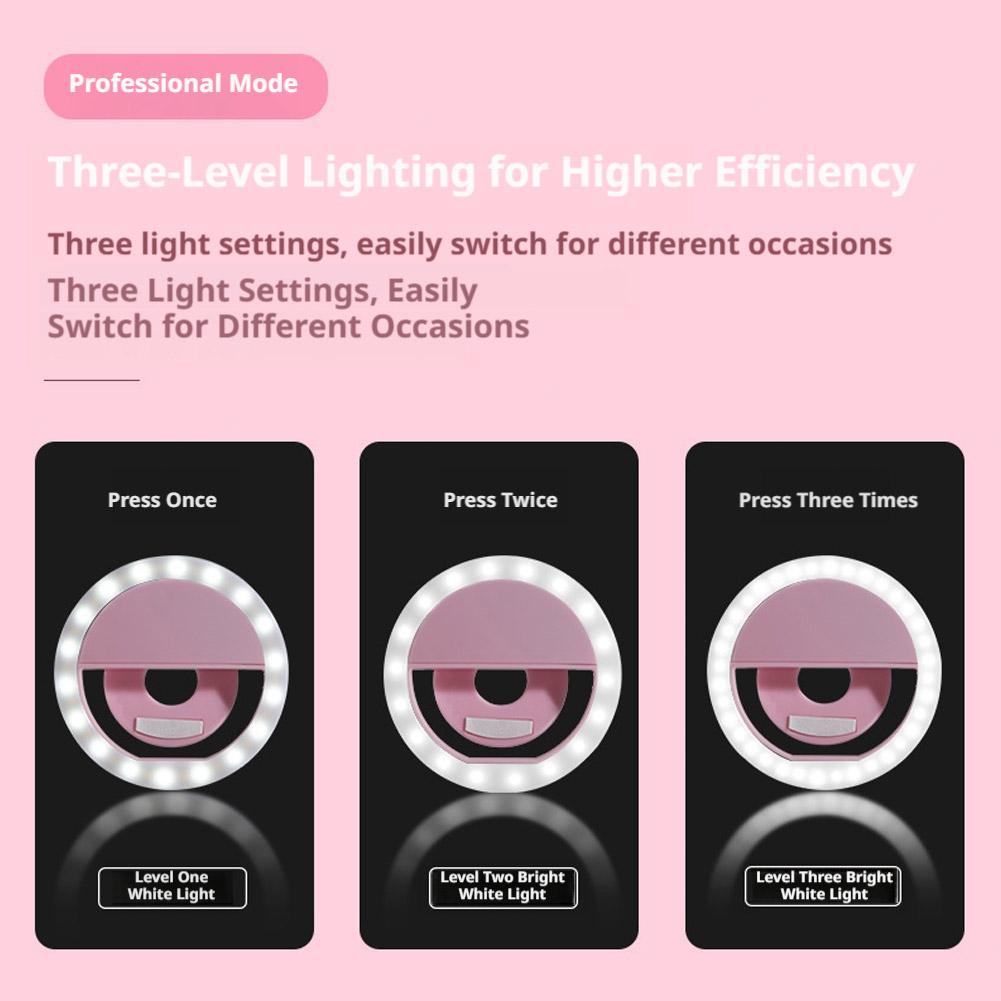 ضوء حلقة سيلفي قابل للتركيب، ق - مراجعة Photography Lighting Game وسعره