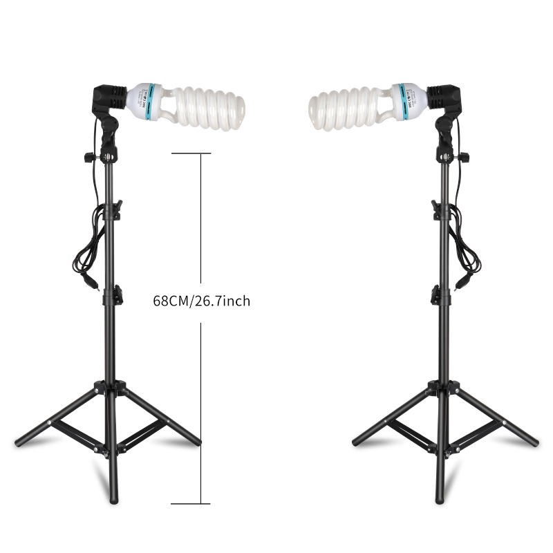 2 قطعة 135 واط 5500 كيلو التصو - مراجعة Photography Lighting Kit Portable وسعره