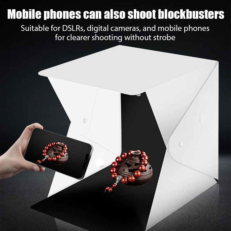 صندوق إضاءة قابل للطي، خيمة اس - مراجعة Photography Lighting Kit Portable وسعره
