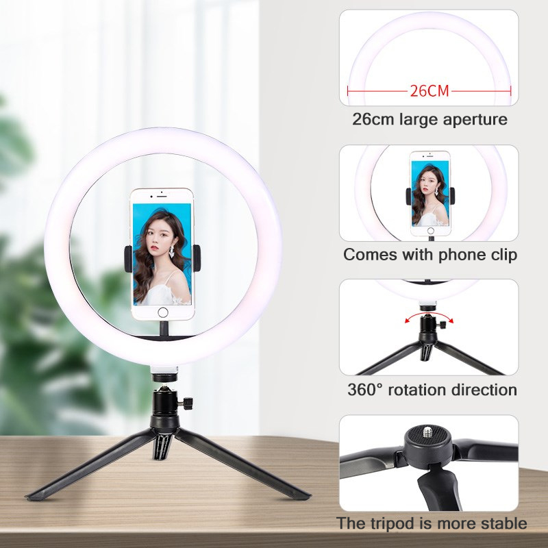 26 سنتيمتر 10 بوصة Led حلقة Se - مراجعة Photography Lighting Game وسعره