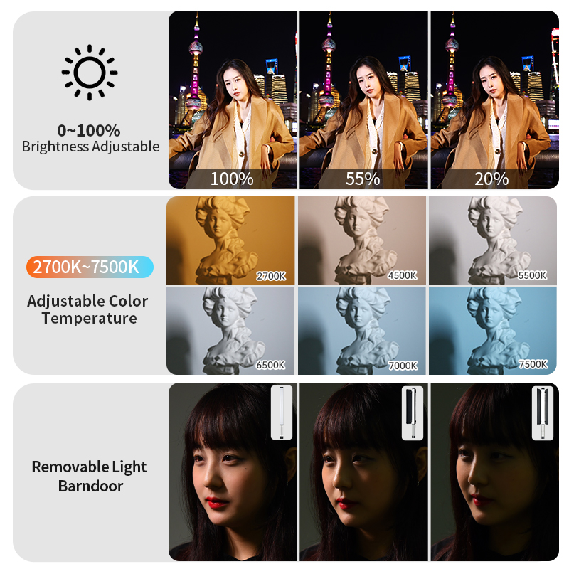 ضوء فيديو محمول ثنائي اللون من - مراجعة Photography Lighting Handheld وسعره